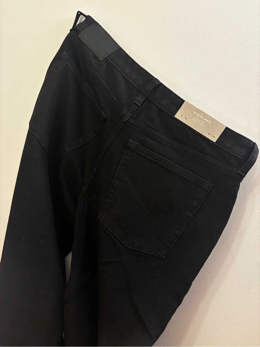 Everlane Black Wide Leg “The Mid-Way Jean” - Picture 6 of 9